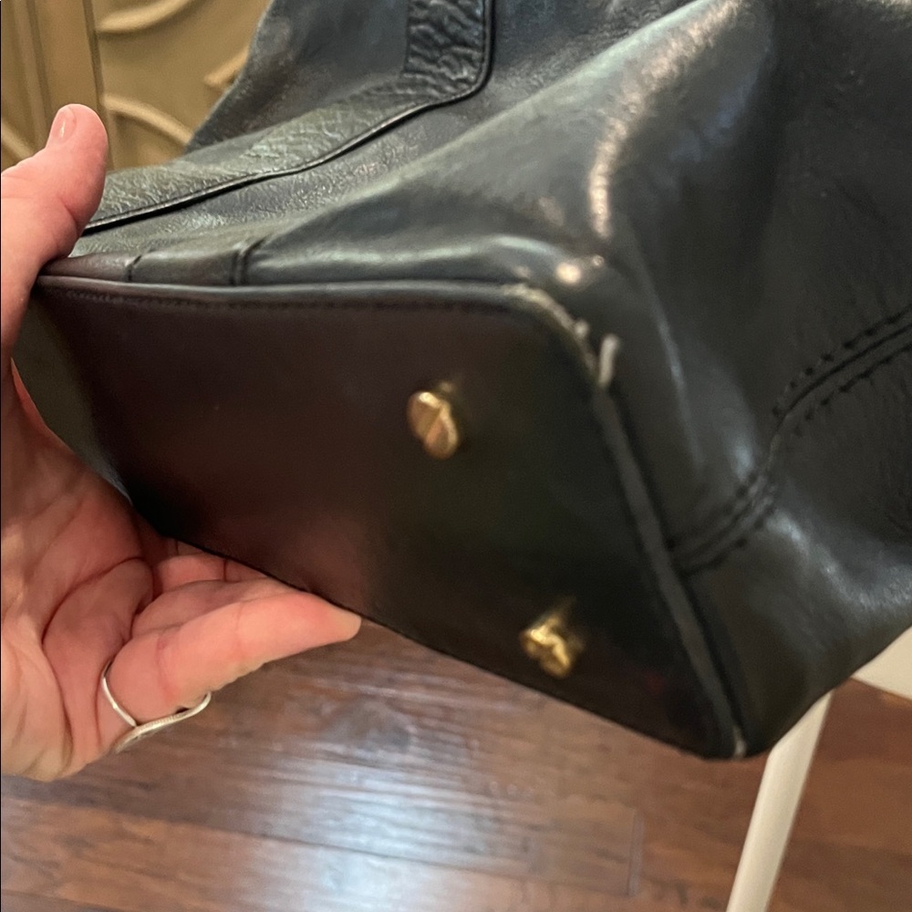 Tory Burch black Leather Tote Bag - Picture 2 of 16